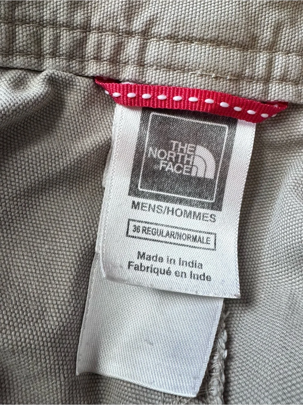 The North Face Pants 36 Vintage A5 Series AVOL Canvas Cargo Hiking Utility Tan